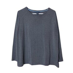 Free fly gray bamboo everyday flex long sleeve womens M boxy